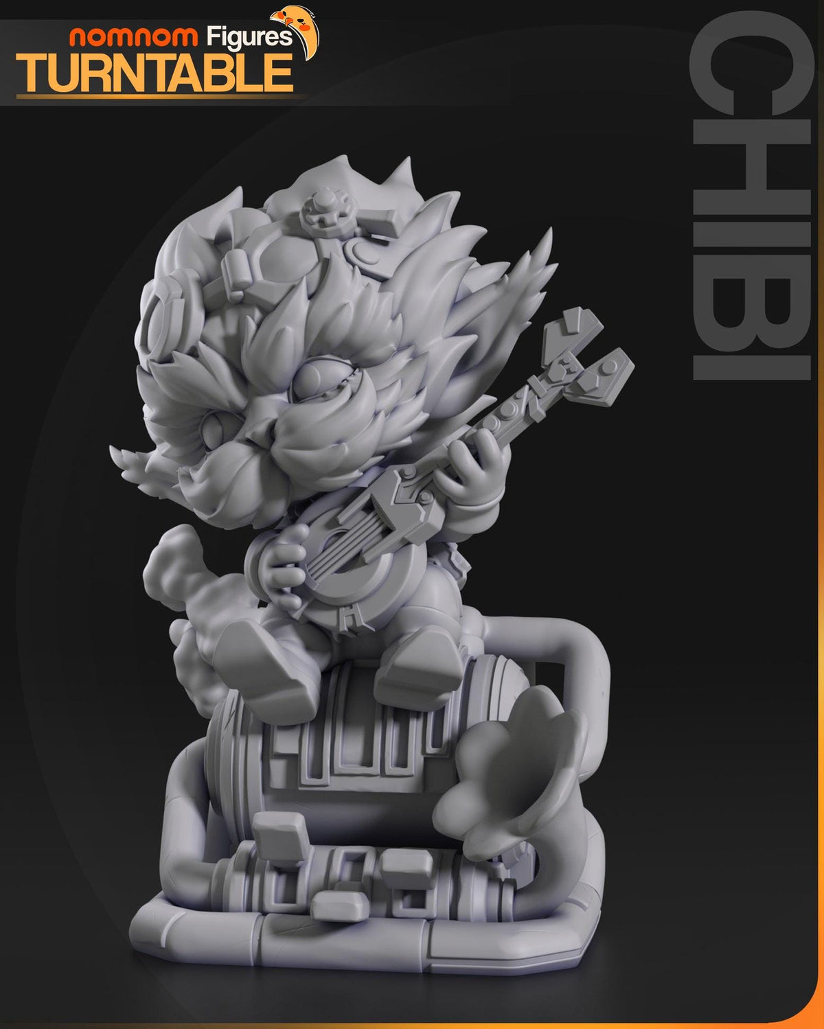 Unpainted Nom Nom Chibi Heimeredinger Arcane image 5