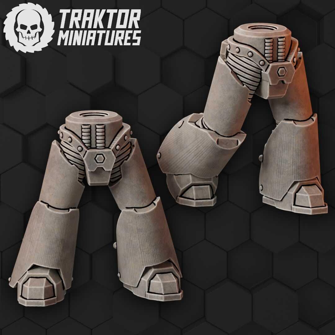 Unpainted MK Hex Legs image 0