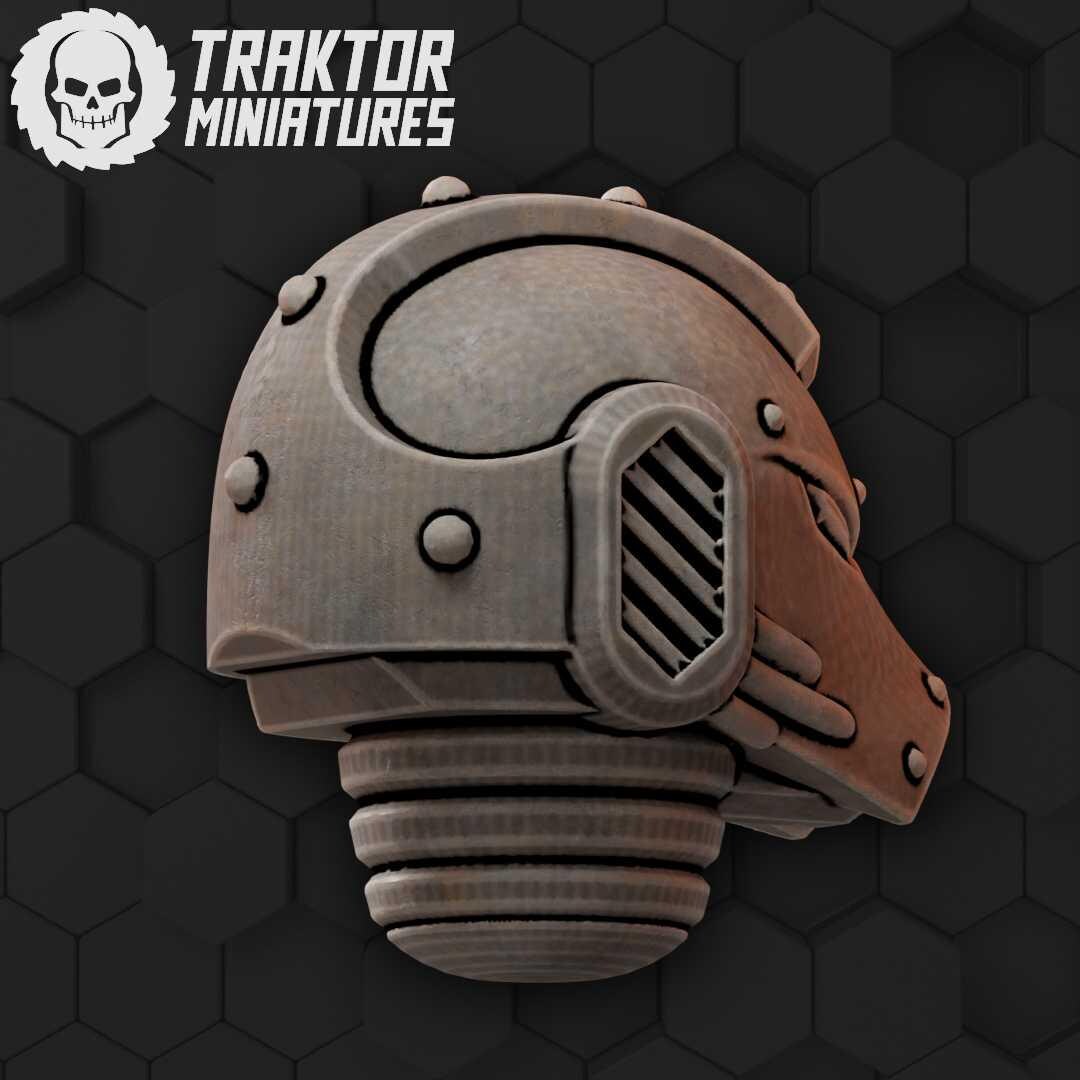 Unpainted MK Hex Helmet image 1