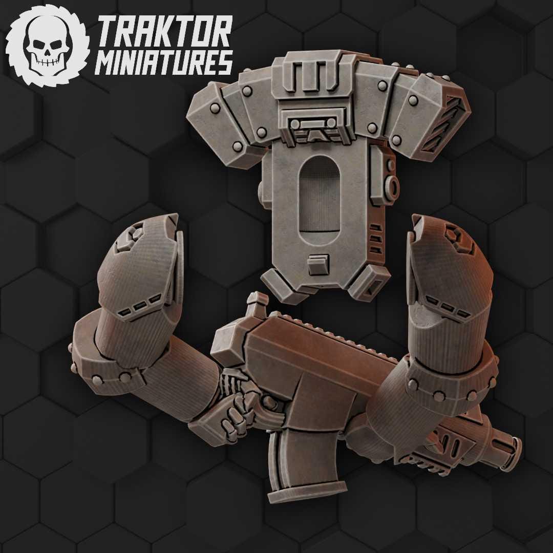 Unpainted MK Hex Gunner Set image 1