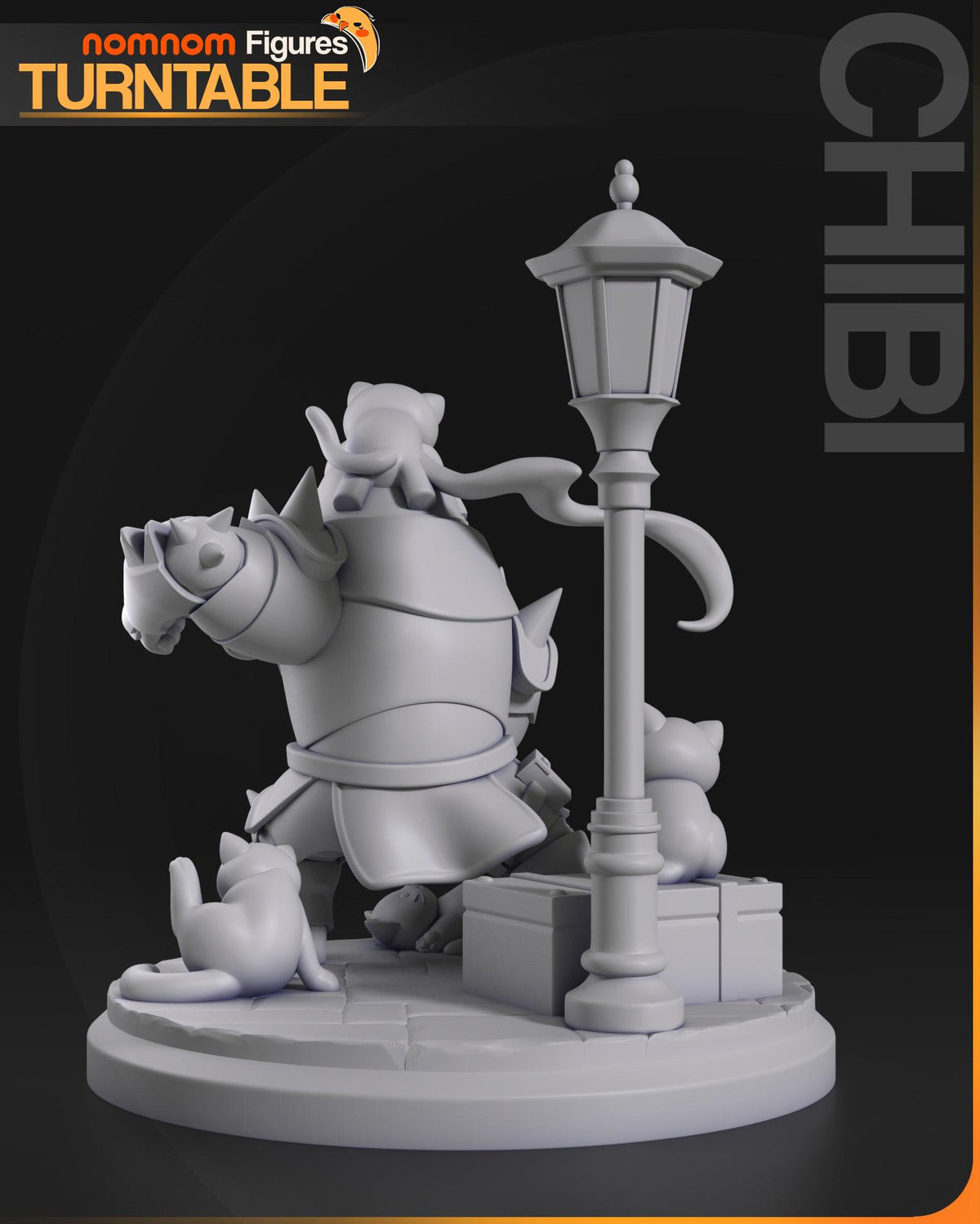 Unpainted Nom Nom Chibi Alophonse Elric FMA image 2