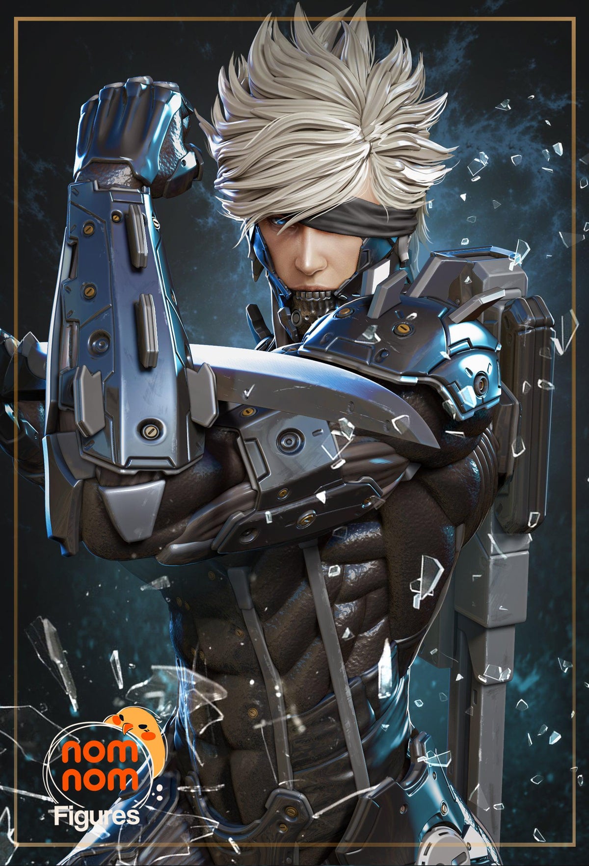Unpainted Nom Nom Raiden Metal Gear image 0