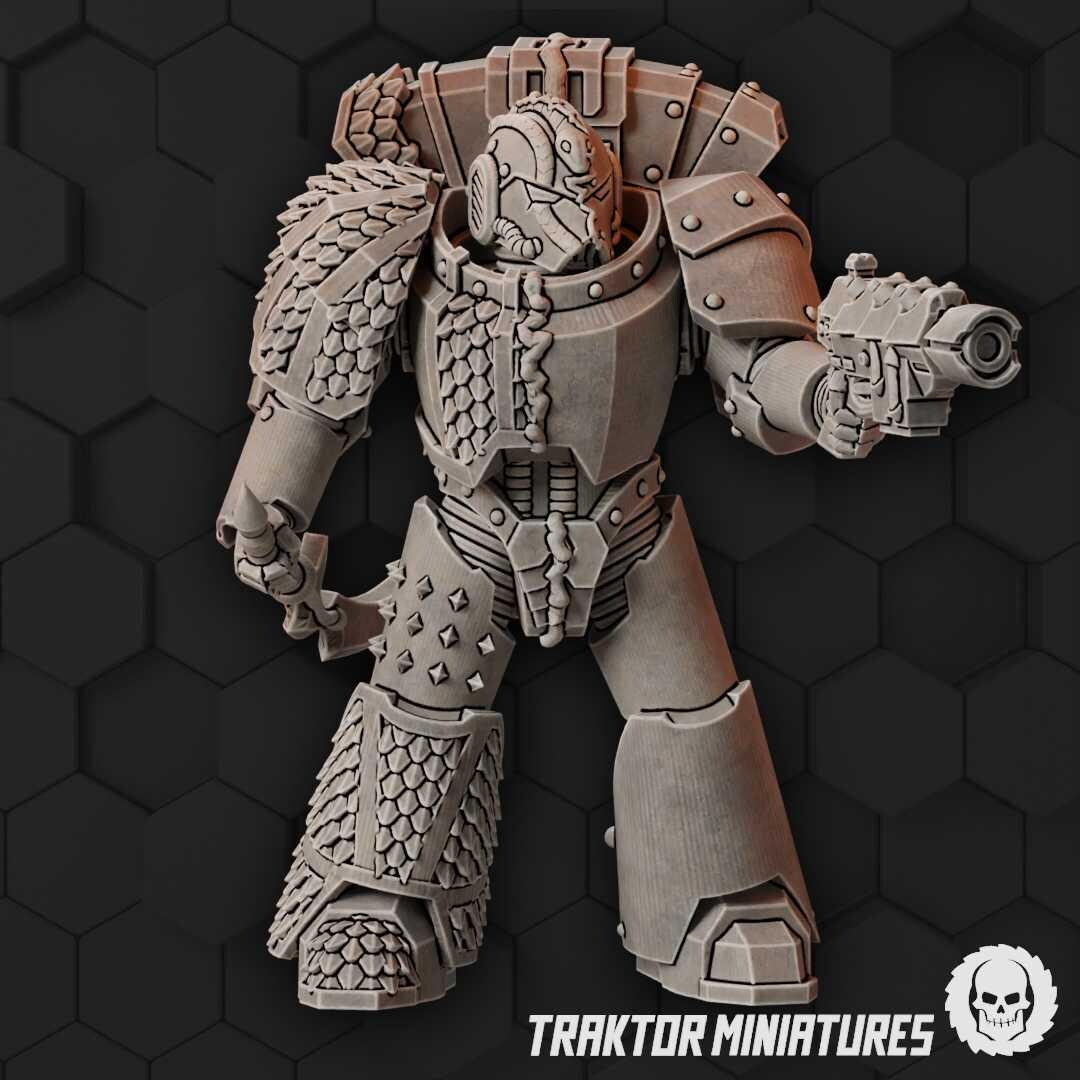 Unpainted Serpent Agents image 0