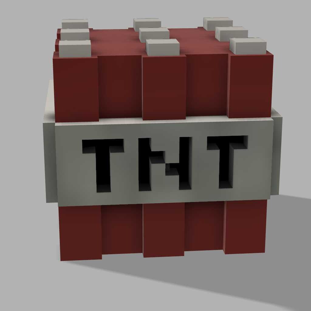 Unpainted Minecraft TNT  Key Cap image 0