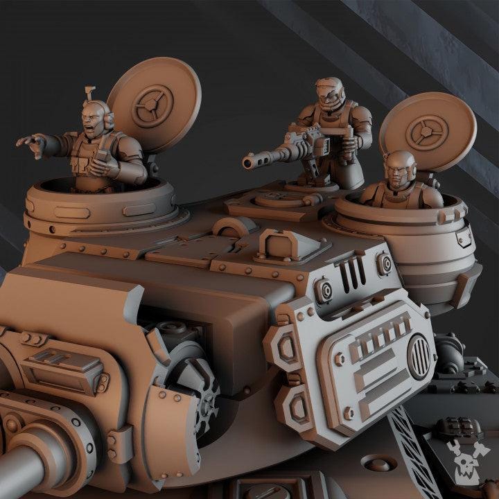 Unpainted Medium Battle Tank "Rapid Dagger" RD-77 image 1