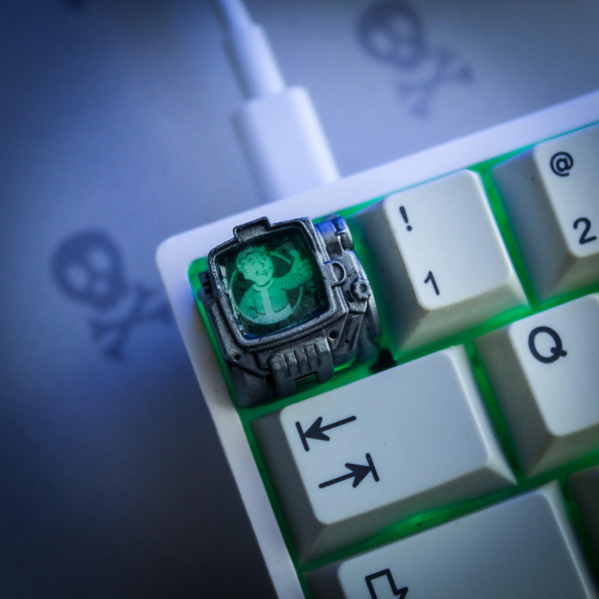 Unpainted Fallout Key Cap image 1