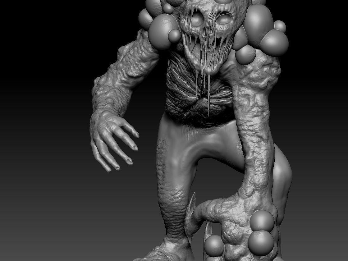 Unpainted mutant character enemy image 0