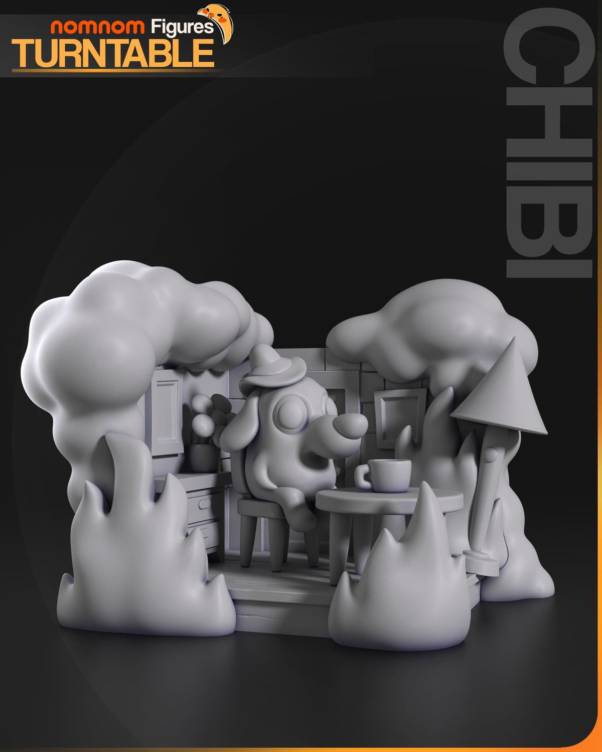 Unpainted Nom Nom Chibi This is Fine image 3