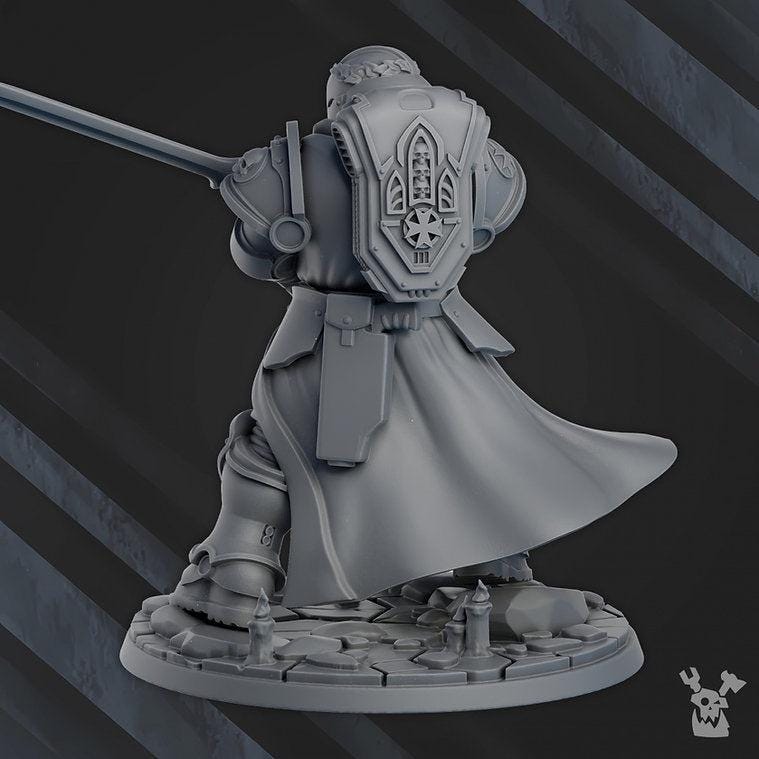 Unpainted Battle Brother image 0
