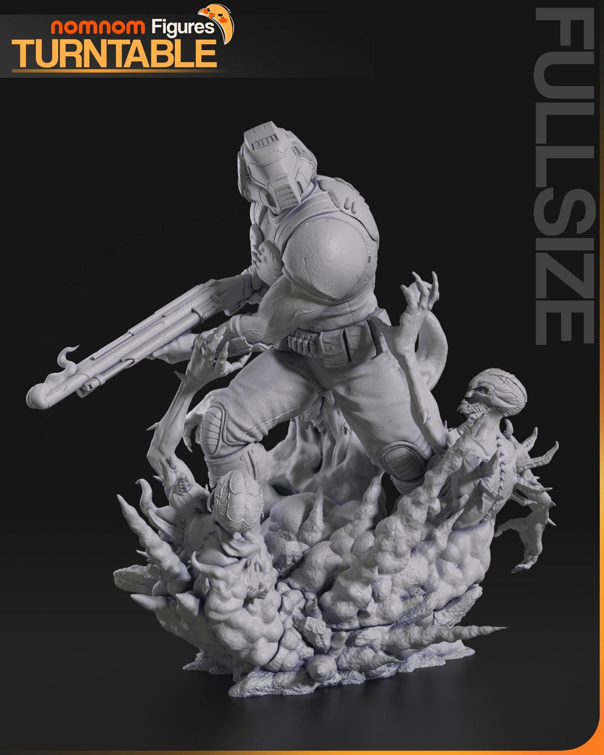 Unpainted Doom Guy image 4