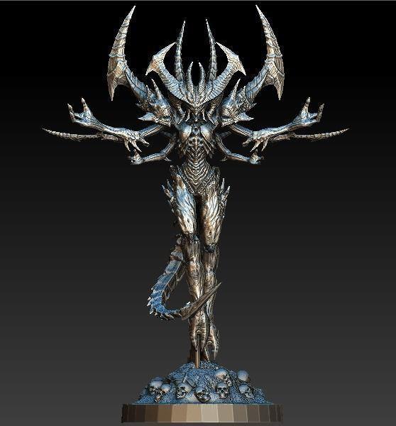 Unpainted Diablo Figure 27 (3”) image 0