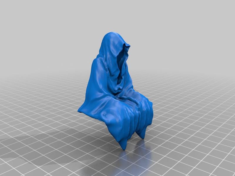 Unpainted SITTING GHOST image 0