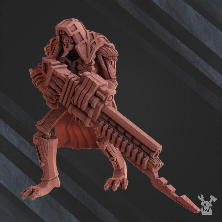 Unpainted Robot Legion Sniper image 0