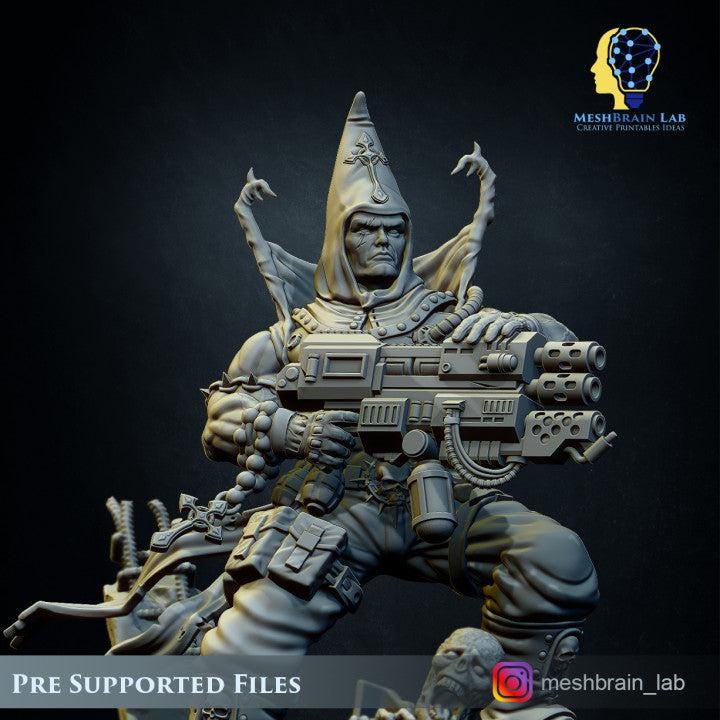 Unpainted Imperial inquisitor Torquemada image 1