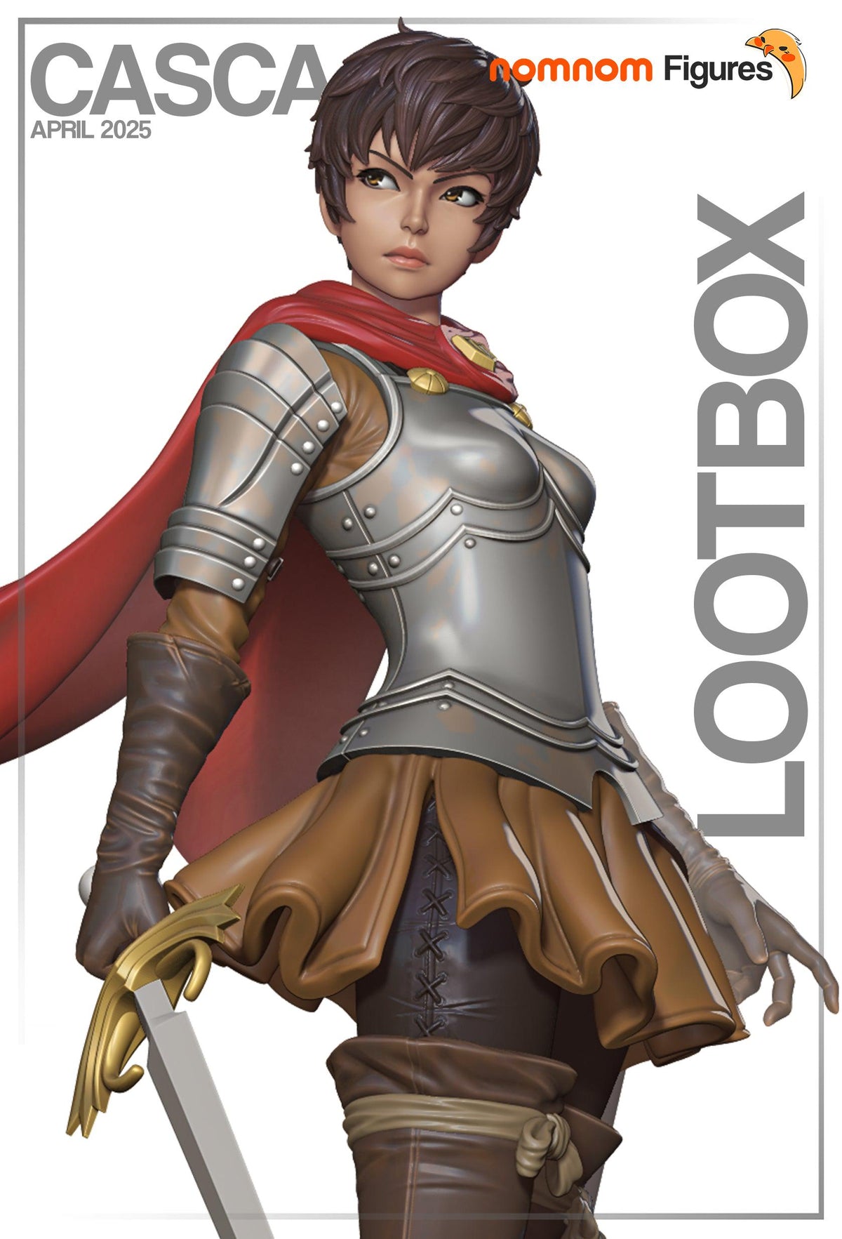 Unpainted Nom Nom Casca Berserk image 0