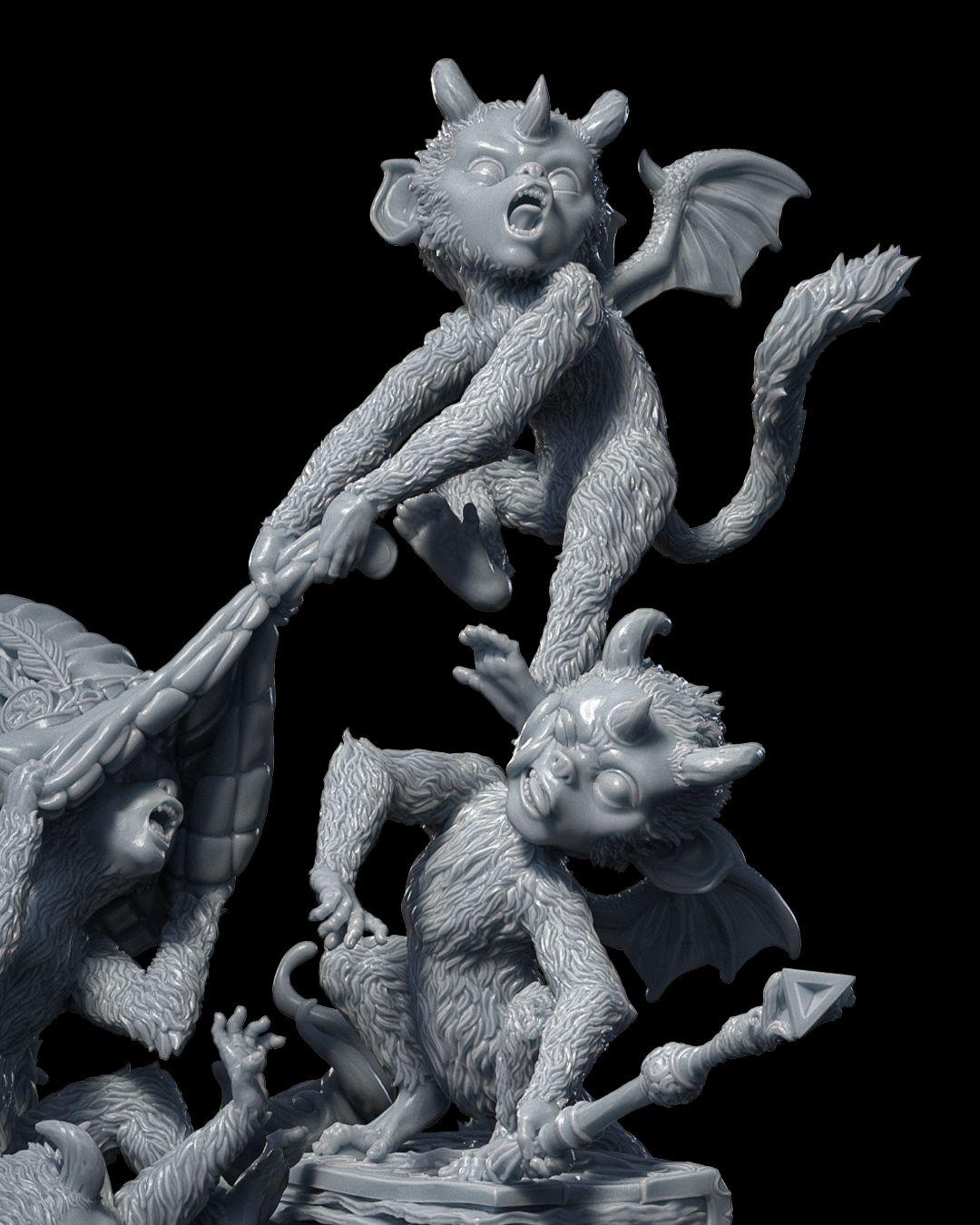 Unpainted monkling image 1