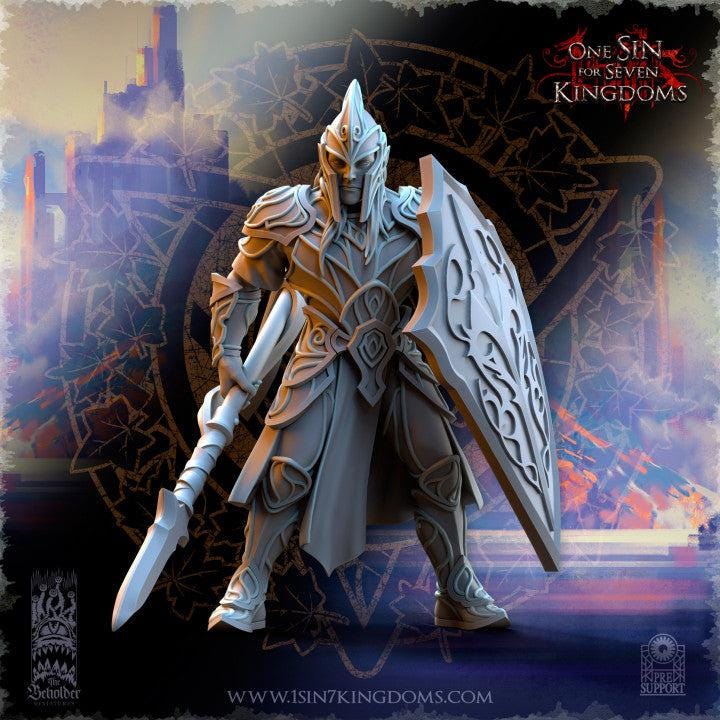 Unpainted Silvermoor Elves Warrior image 1