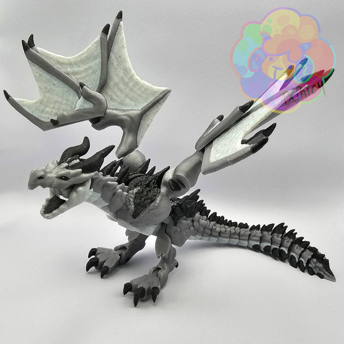 Unpainted Wyvern - Flexi Articulated Dragon image 2