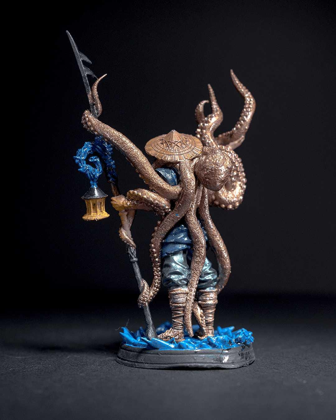 Unpainted Tai Tako, the Fisherman image 4