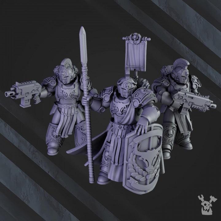 Unpainted Bullwhip Clan Warriors image 0