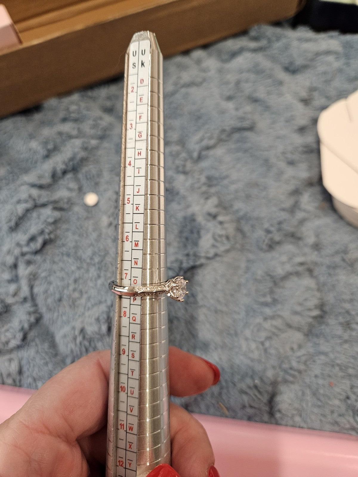 Adjustable Moissanite Ring