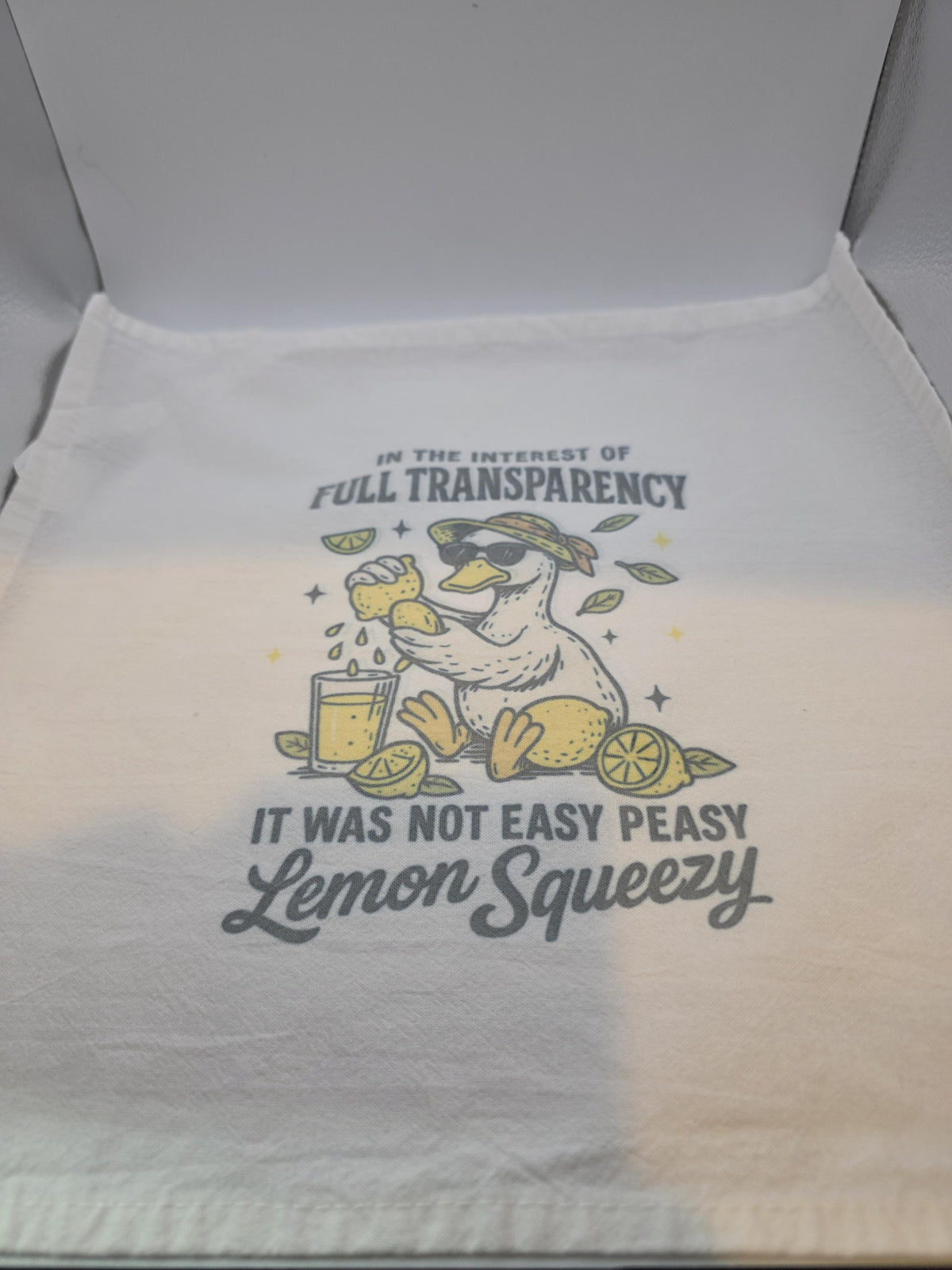 Flour Sack Towel Set of 2 Lemons