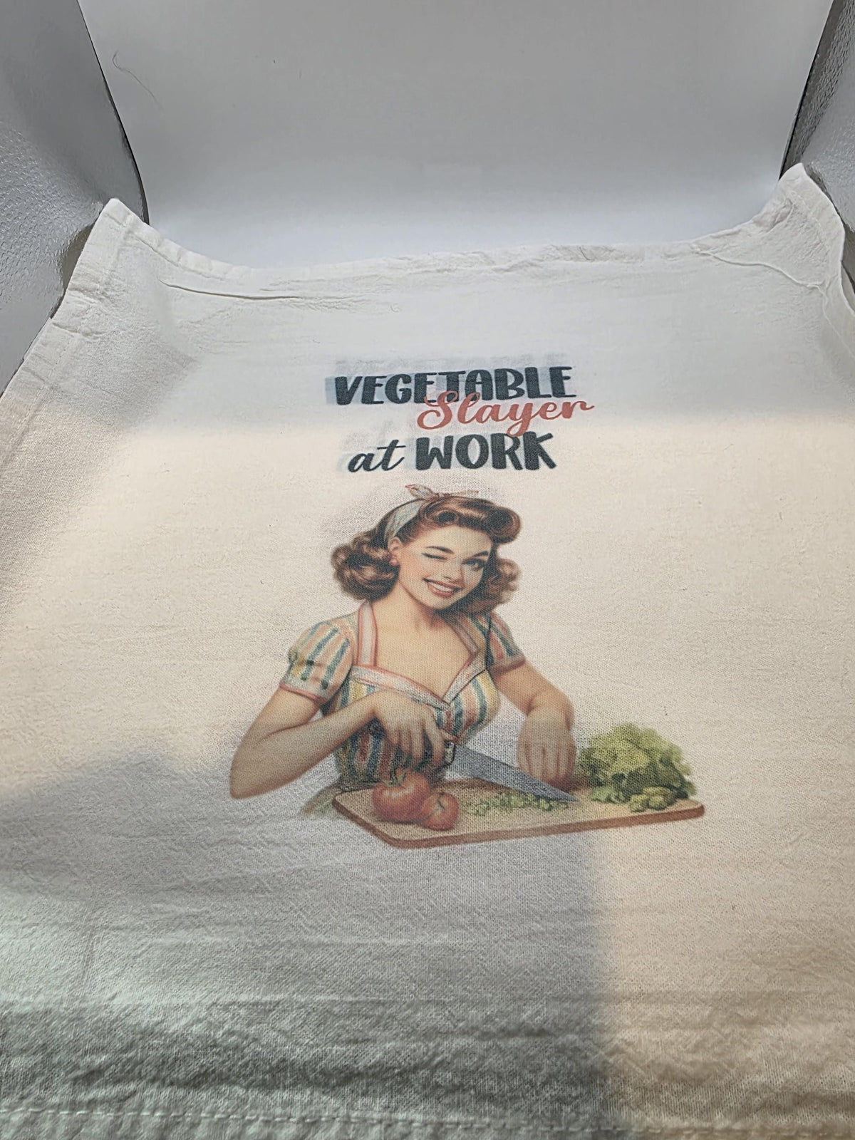 Flour Sack Towel Set of 2 Veggie Slayer