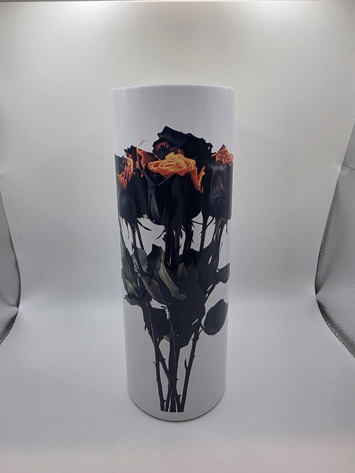 20 Ounce Tumbler with lid and straw and box Rose 3