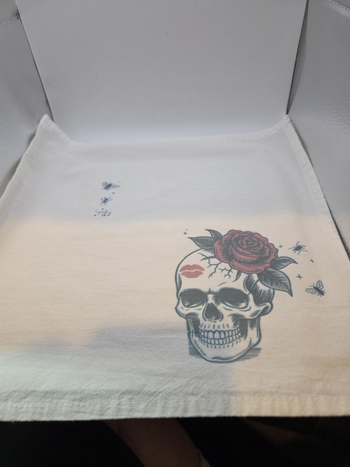 Flour Sack Towel Set of 2 skull