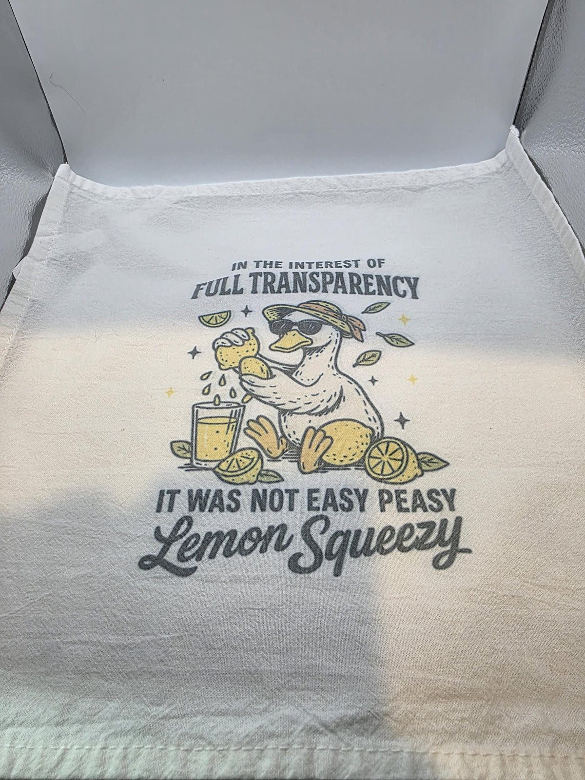 Flour Sack Towel Set of 2 Lemons