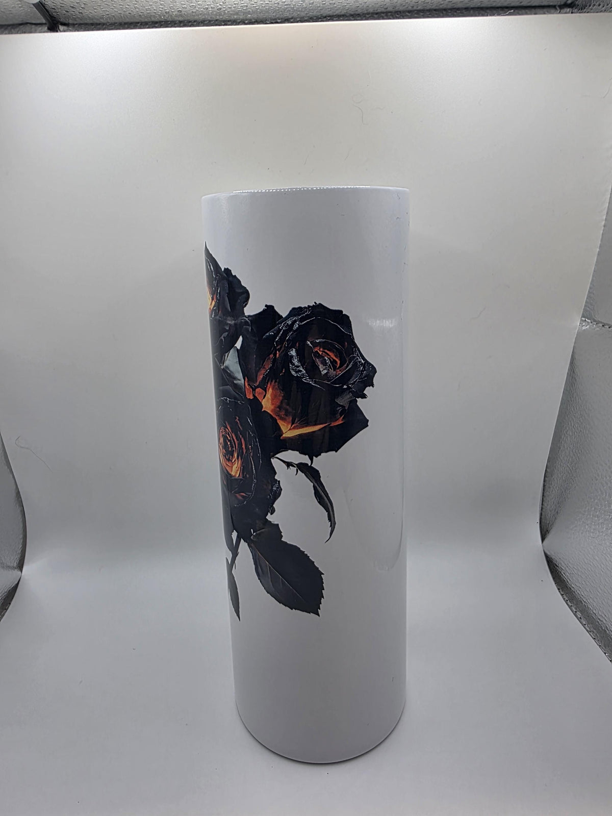 20 Ounce Tumbler with lid and straw and box Rose 2