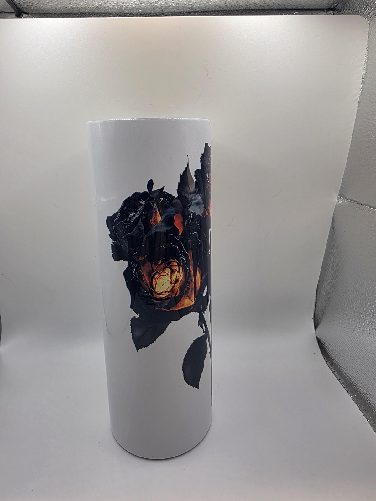 20 Ounce Tumbler with lid and straw and box Rose 2