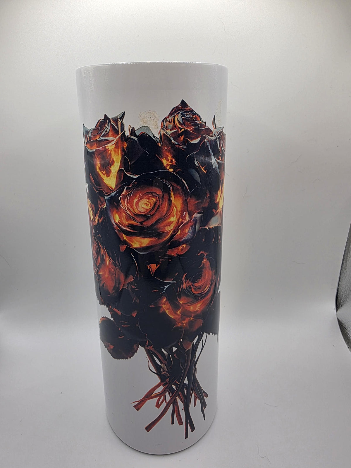20 Ounce Tumbler with lid and straw and box Rose 5