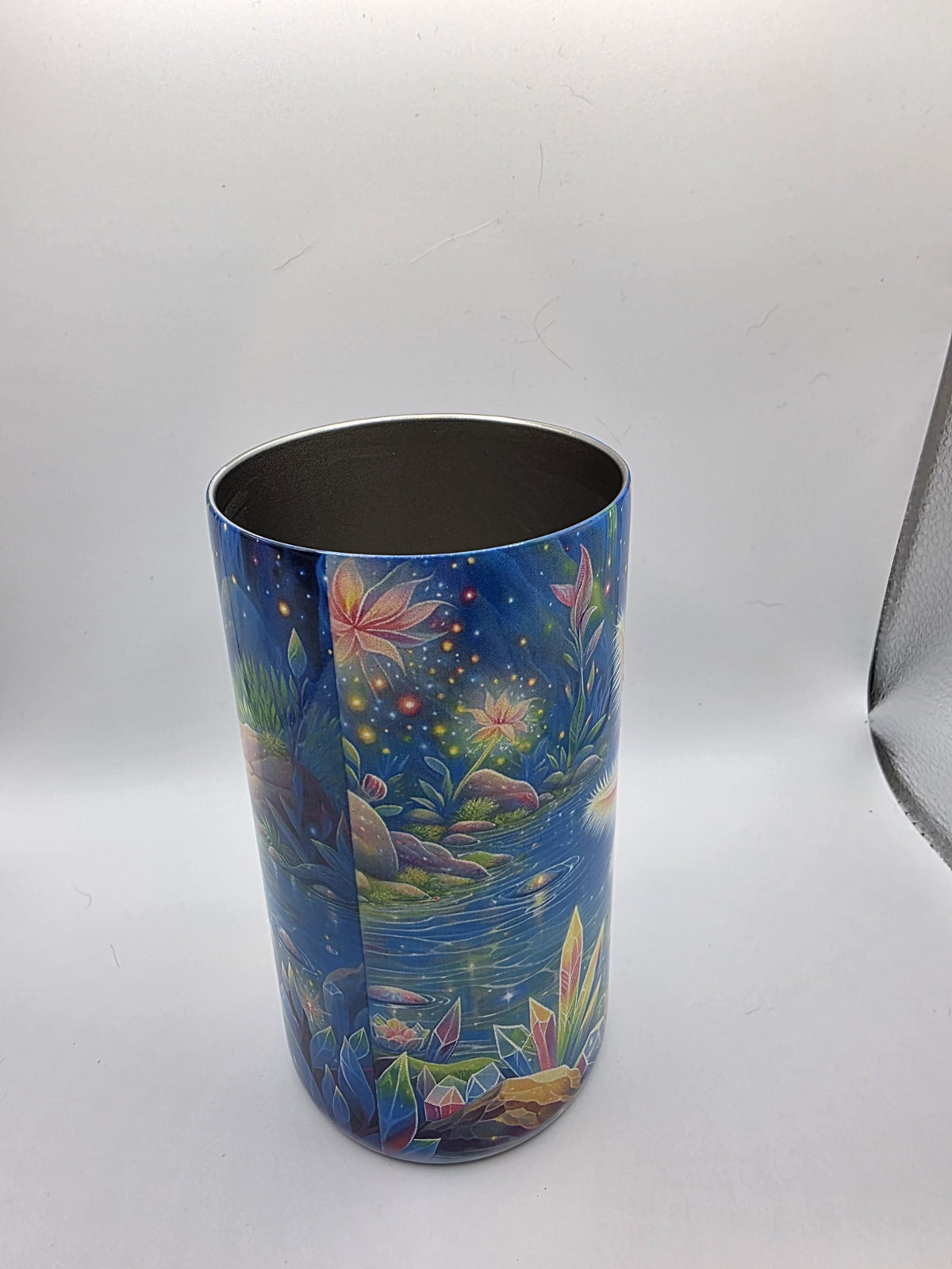 12 Ounce Kids Tumbler with lid and straw and box Axolotl