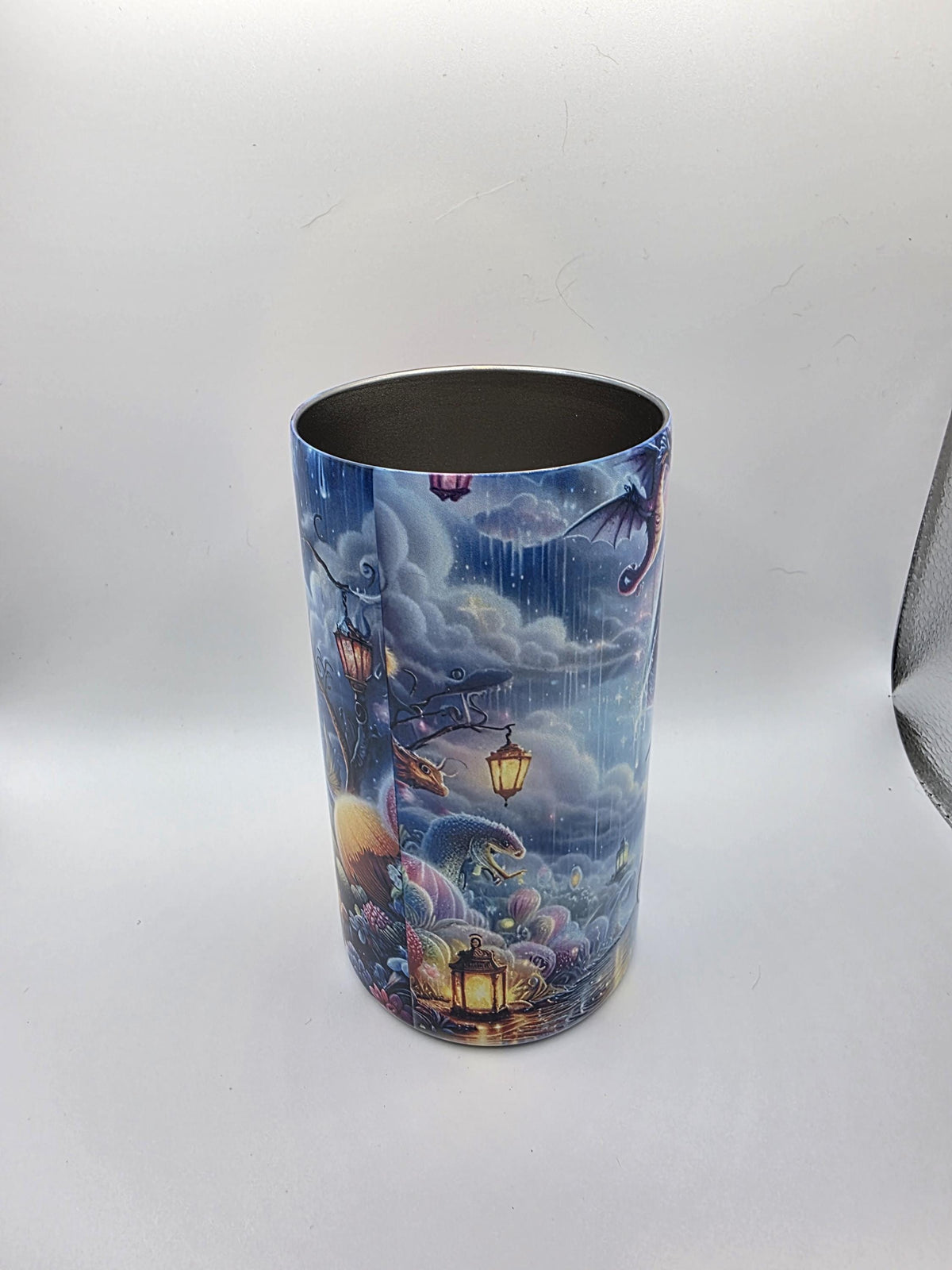 12 Ounce Kids Tumbler with lid and straw and box Axolotl