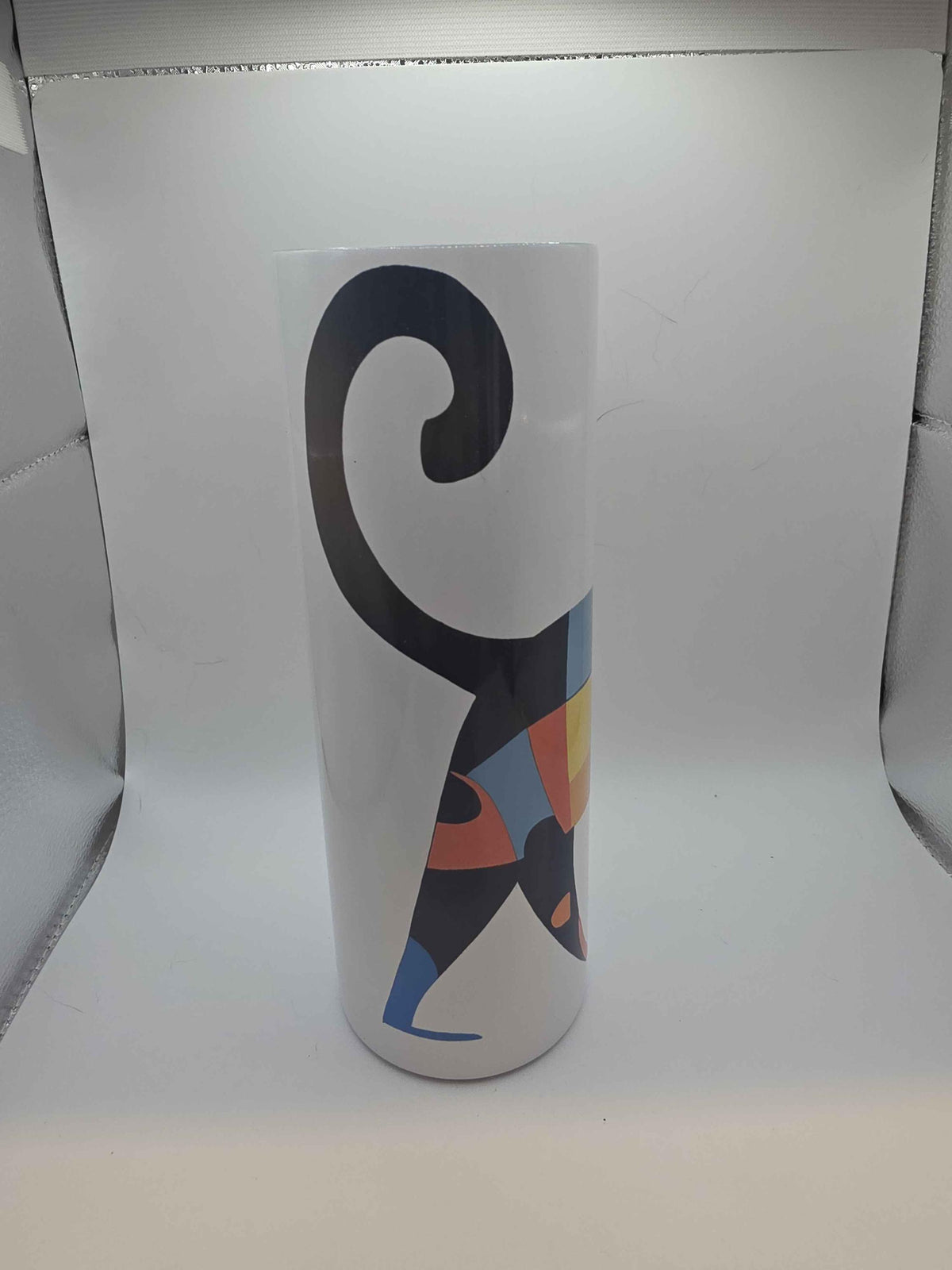 20 Ounce Tumbler Abstract Cat