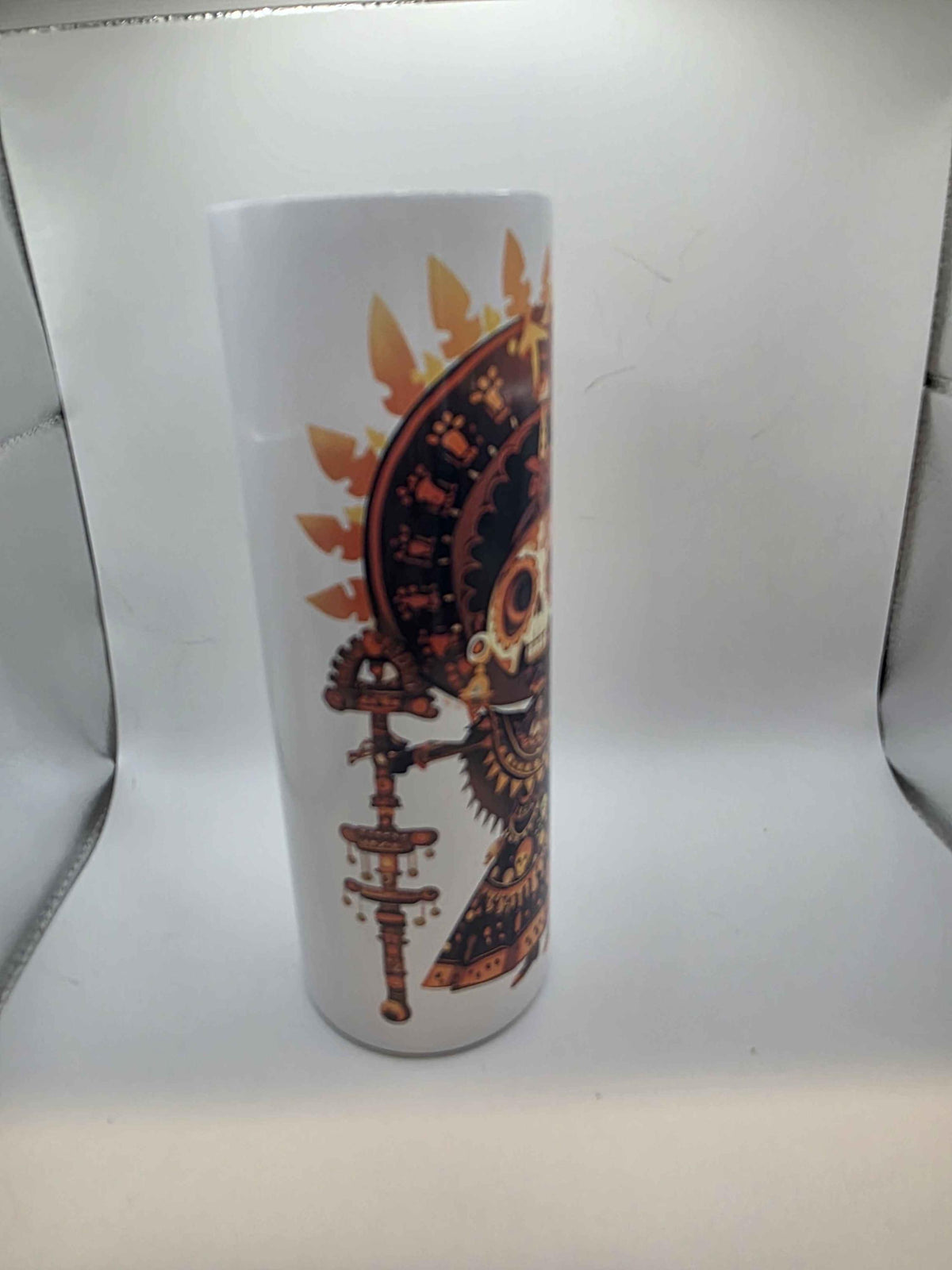 20 Ounce Tumble Orange Day of the Dead