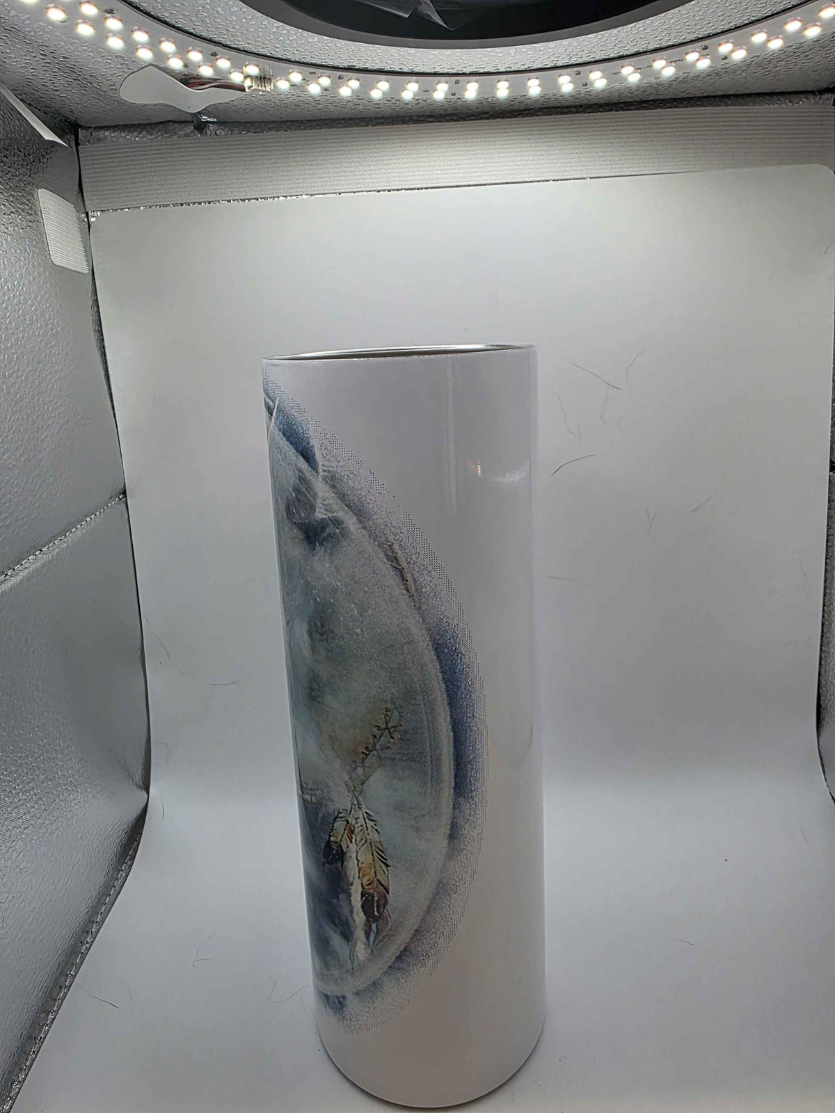 20 Ounce Tumbler Wolf and Moon