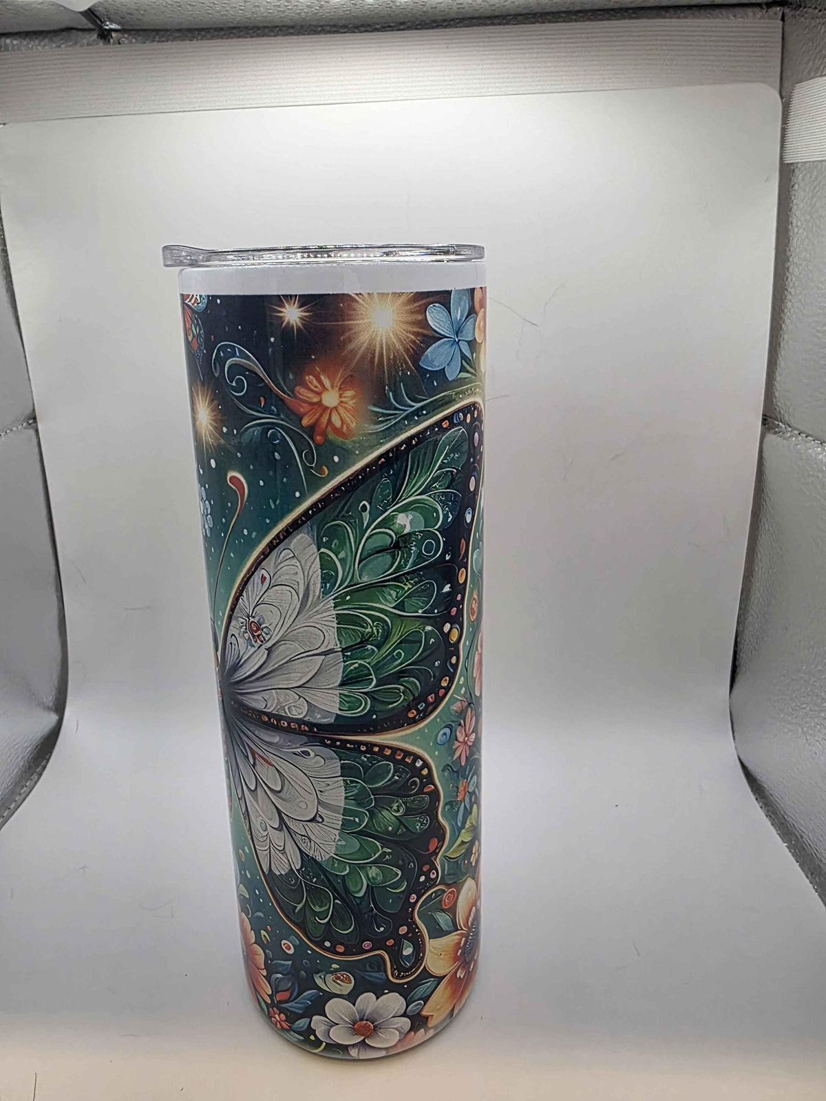 20 Ounce Tumbler Mexican Butterfly