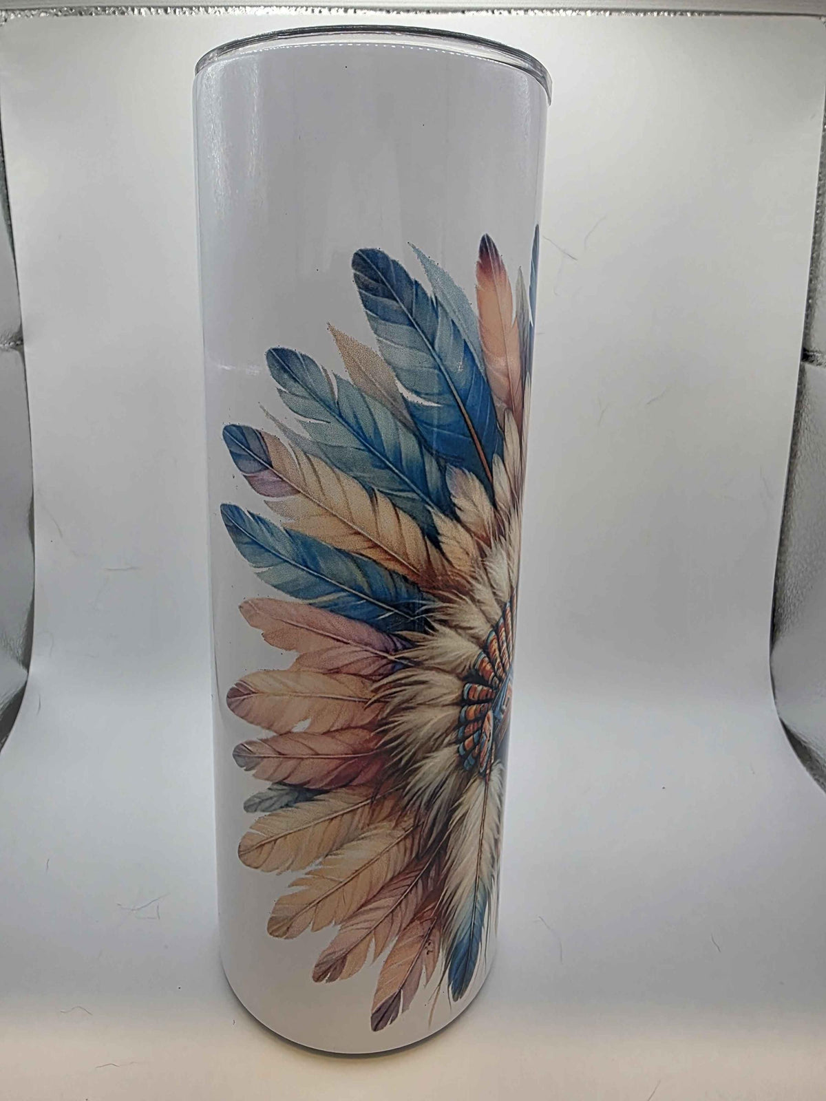 20 Ounce Tumbler Indian Headdress
