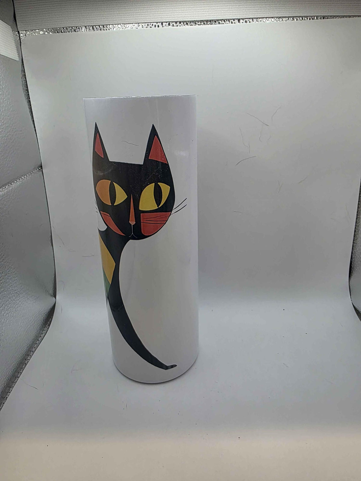 20 Ounce Tumbler Abstract Cat