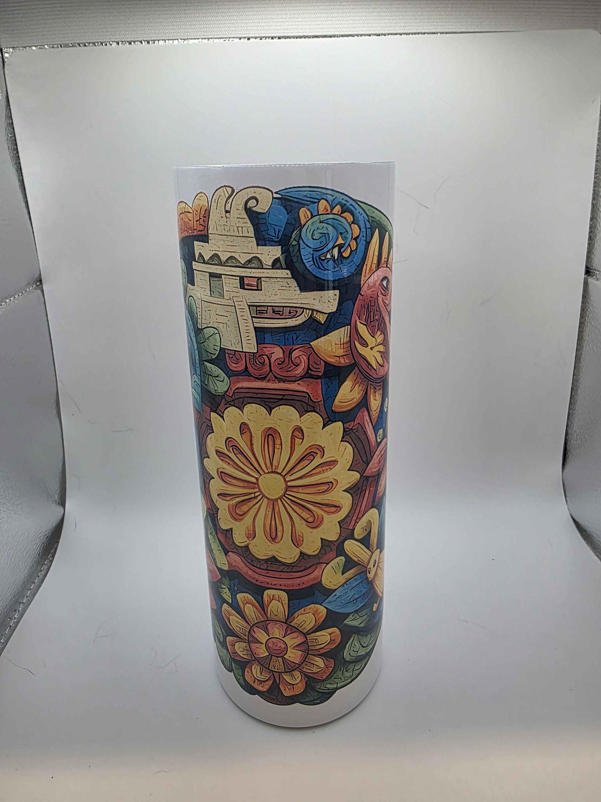 20 Ounce Tumbler Aztec Design