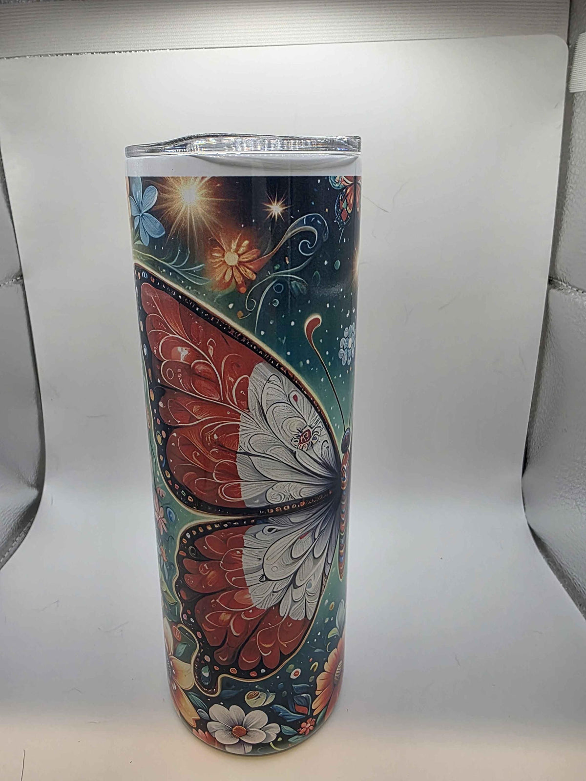 20 Ounce Tumbler Mexican Butterfly