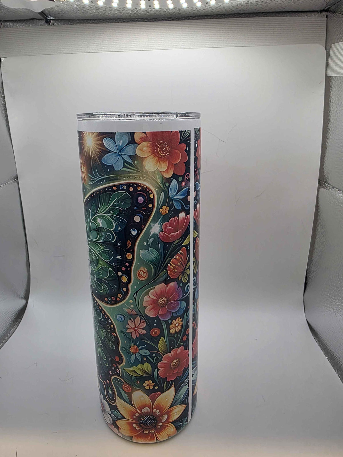 20 Ounce Tumbler Mexican Butterfly