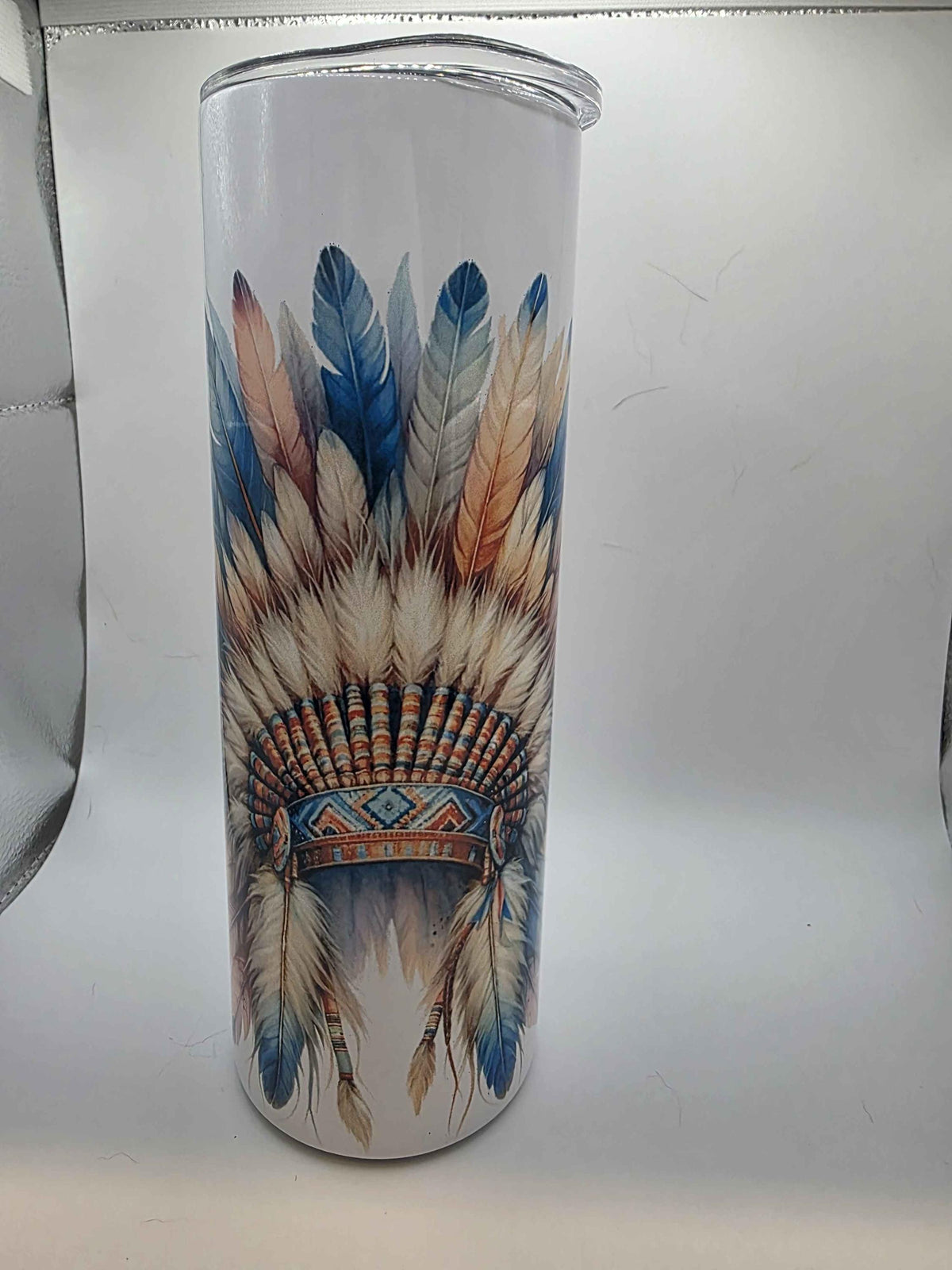 20 Ounce Tumbler Indian Headdress