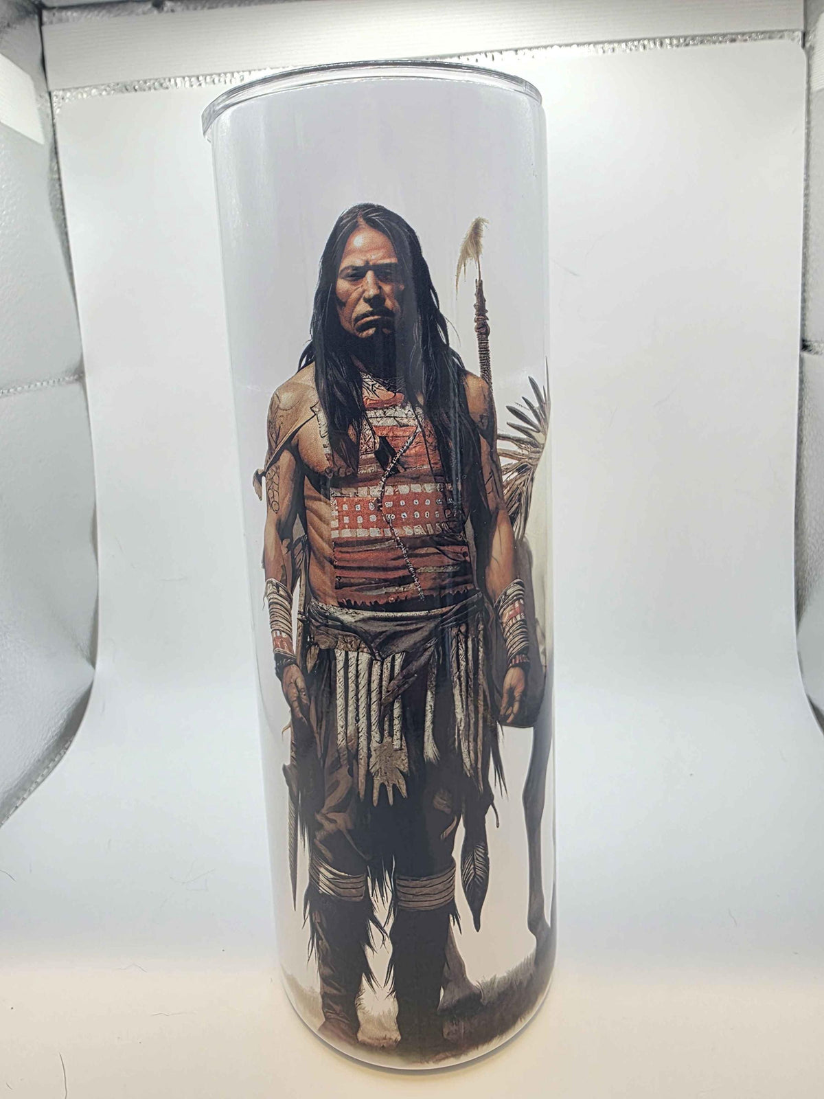 20 Ounce Tumbler Pale Horse and Rider