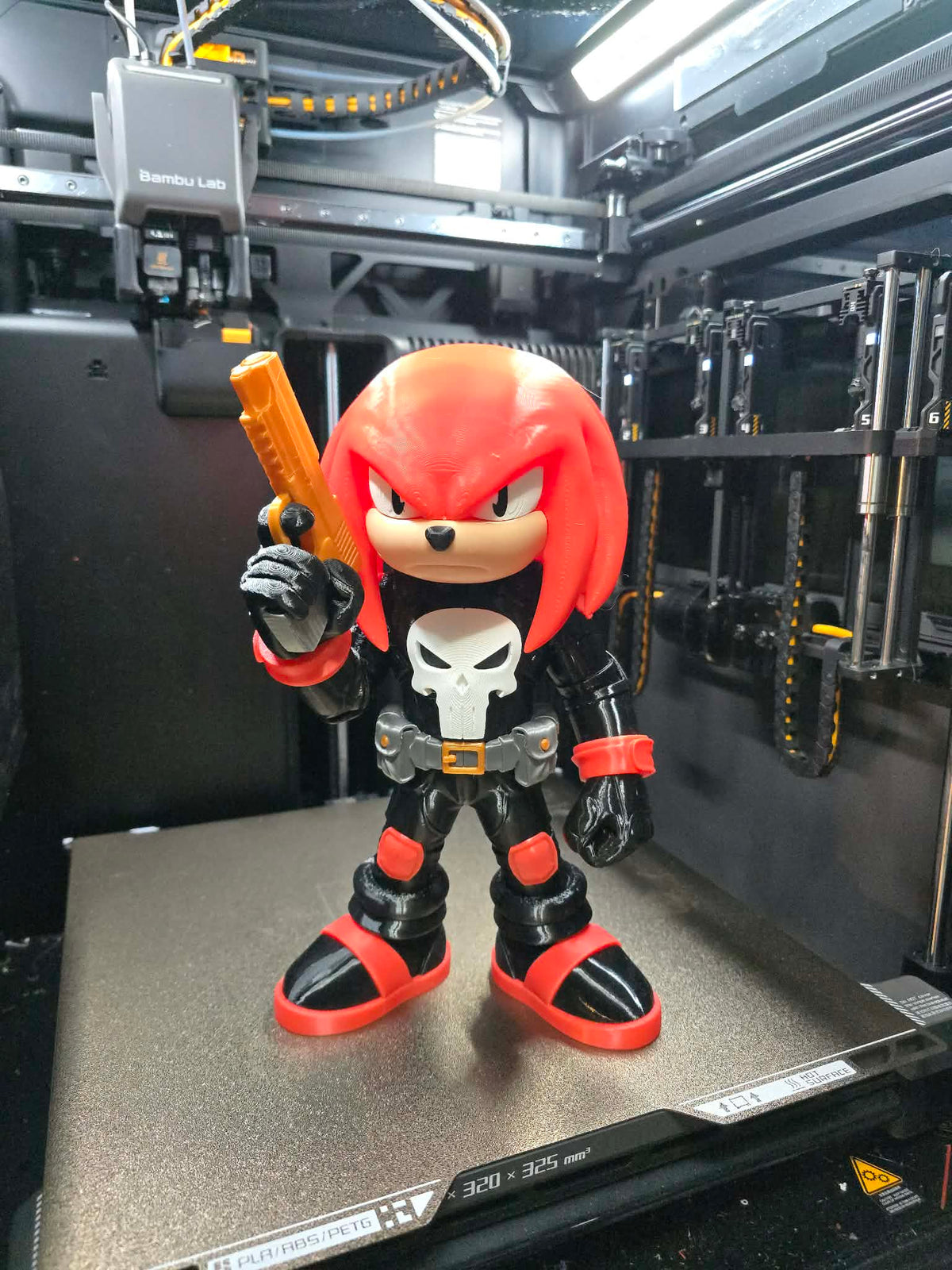Knuckles Punisher 11 inch FDM PETG