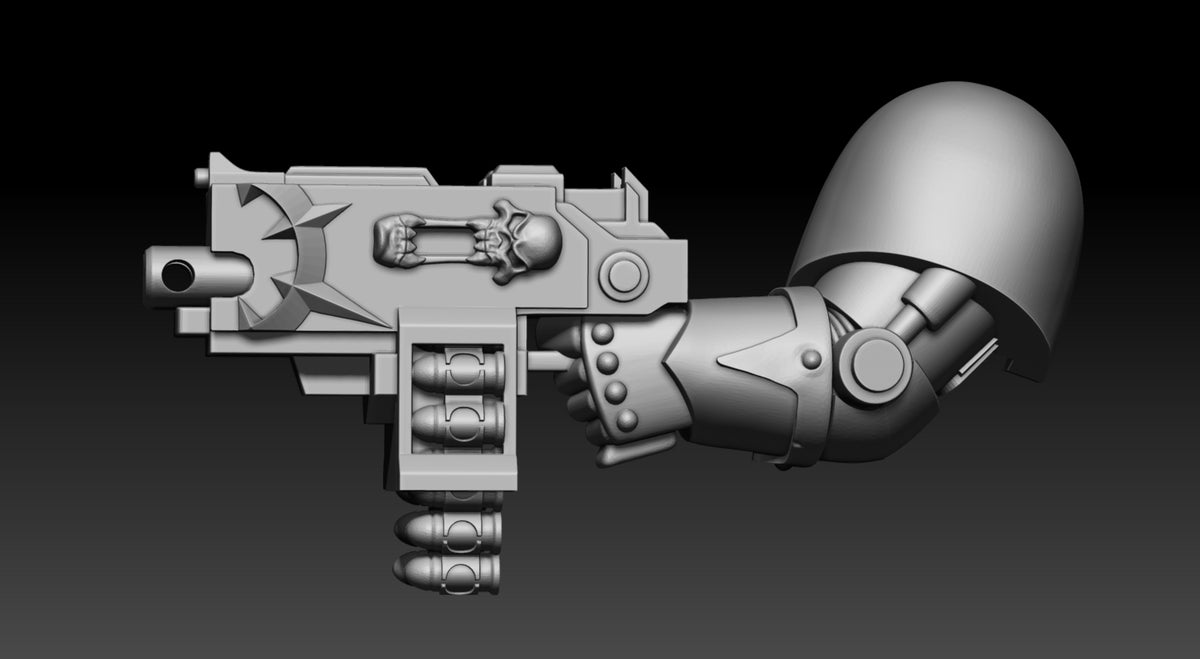 Unpainted Space Bug Terminators of Justice set of 5