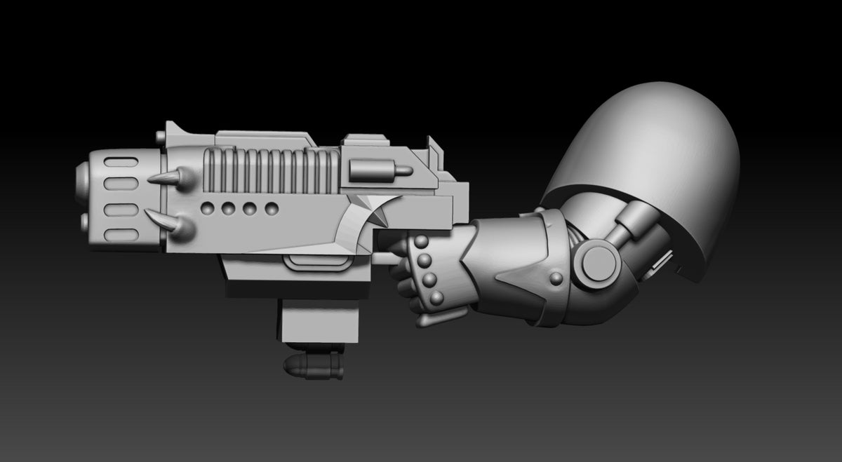 Unpainted Space Bug Terminators of Justice set of 5