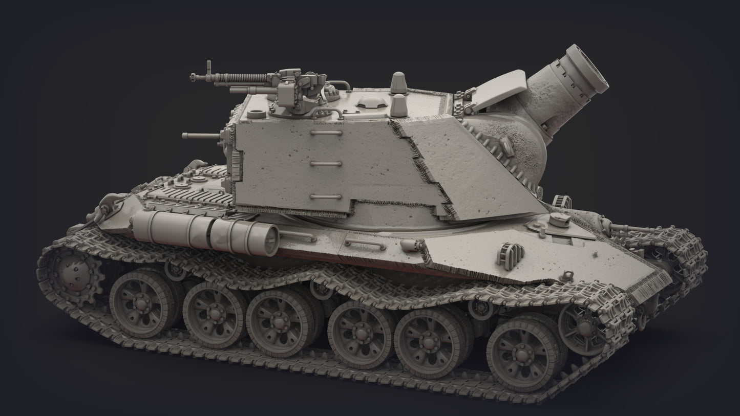 Unpainted SUPER HEAVY TANK OF THE REDS